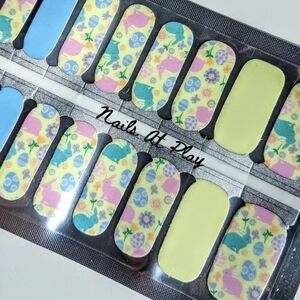 5 for $15 Nail Wraps- Easter Bunny